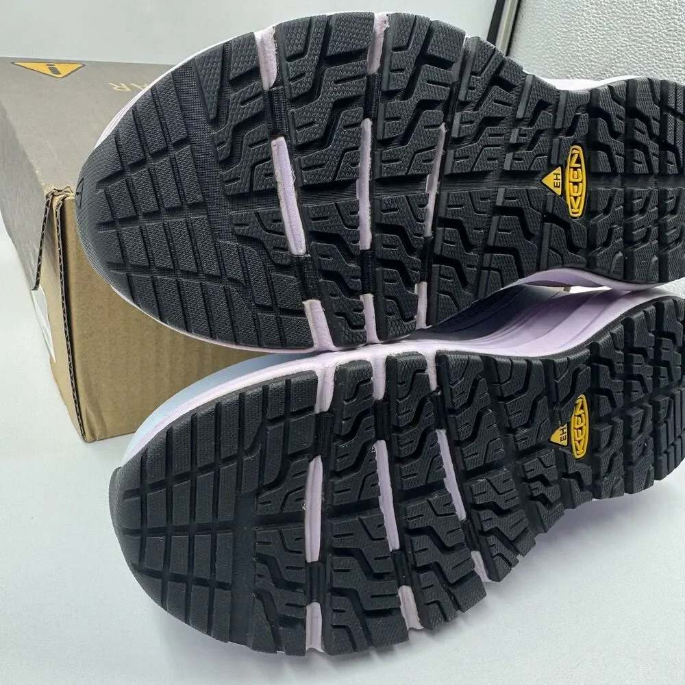 KEEN Utility Minneapolis Women 7M Steel Toe Work Sneakers Gray Orchid NIB Defect
